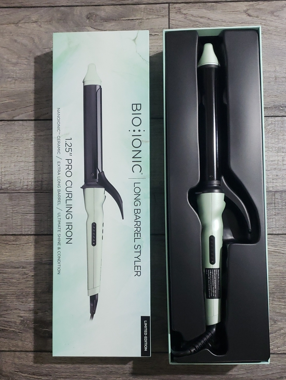 Bio Ionic Long Barrel Styler, 1.25" Curling Iron, Limited Edition